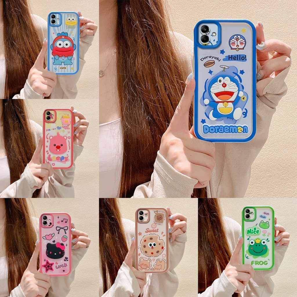 เคส SAMSUNG A05 A05S A04 A03 A03 A03S A02S ของเล่นตุ๊กตาน่ารักกรณีโทรศัพท์ป้องกันการตก