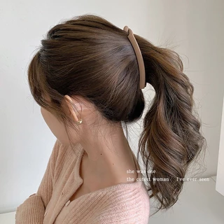 1 ชิ้นผู้หญิง Mette ไม่มีรอยต่อผมหางม้าสูง Grips กิ๊บติดผม Hairpin อุปกรณ์เสริม