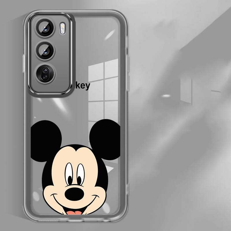 Vivo Y200 5G V40 Lite v40Lite Stylish Mickey Mouse ยางฝาครอบโทรศัพท์ชุบกรอบกล้องเคส Anti-Slip Casing