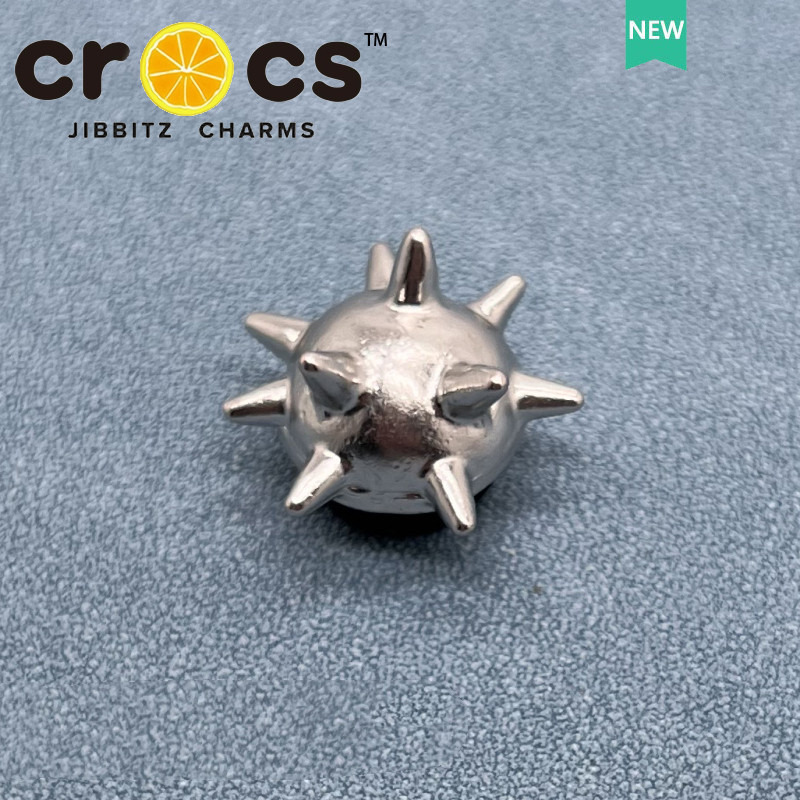 JIBBITZ cross charms ตัวติดรองเท้า หมุดเงินแฟชั่น ตัวติดรองเท้า cross