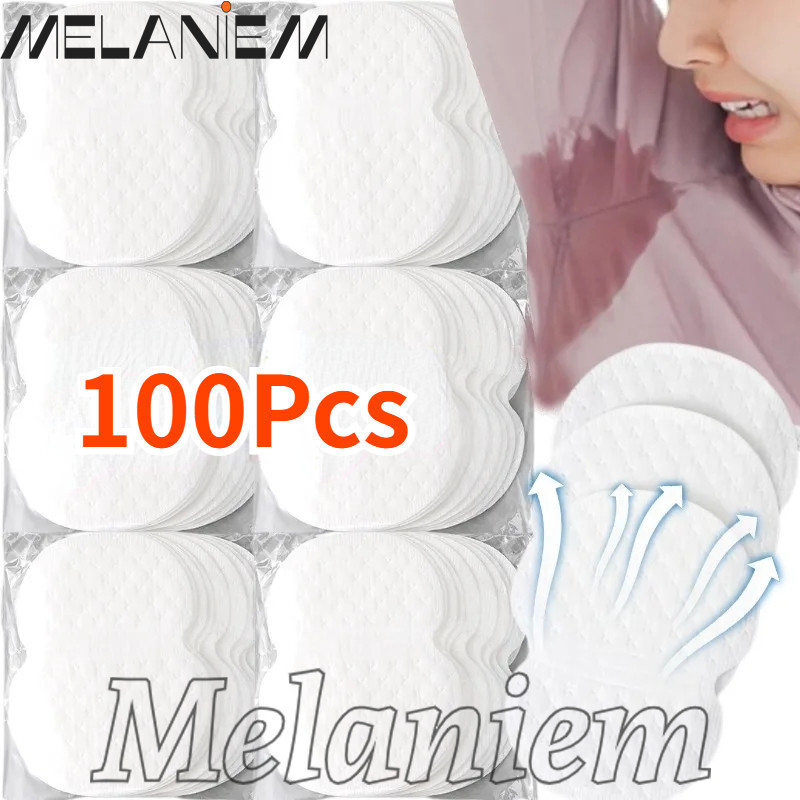 เอสเอฟเอสอี - 100ชิ้นที่มองไม่เห็นสติกเกอร์ใต้วงแขน-สําหรับแต่งตัว,เสื้อผ้า-ฤดูร้อนรักแร้แผ่นเหงื่อ-รักแร้ดูแล-ระบายอากาศ,ไม่ทอ,สบาย-ดูดซับเหงื่อ,ระงับกลิ่