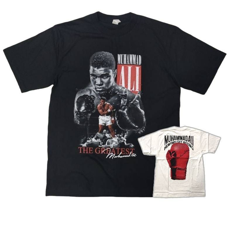 2023Newเสื้อยืด muhammad ali boxing S-5XL