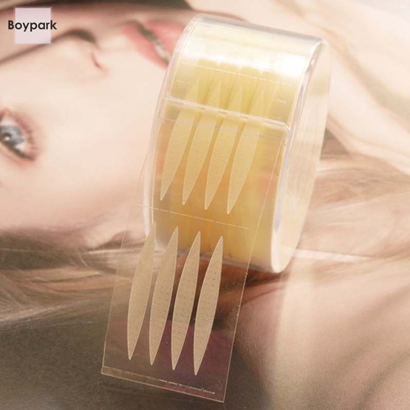 Boypark เทปสติกเกอร์ไฟเบอร์ ติดเปลือกตาสองชั้น มีกาวในตัว สําหรับทําตาสองชั้น 600 ชิ้น
