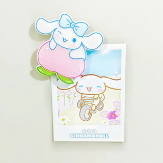 SANRIO การ์ตูนน่ารัก ซานริโอ สติกเกอร์ คุโรมิ ทํานอง แม่เหล็กติดตู้เย็นตู้เย็นตกแต่งแม่เหล็กน่ารักตู้เย็นแม่เหล็ก