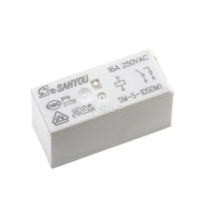 Sm-s-124dm1 Sanyou รีเลย์แทน HF115F-024-1HS3 HCP3-S-DC24V-A