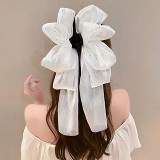 สาวหวาน Bling Shine Bow Hairpin กิ๊บติดผมอุปกรณ์เสริม Headwear