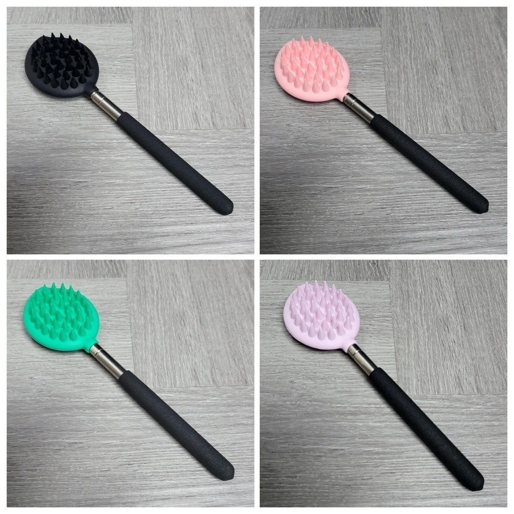 ✨ ไม้เกาหลัง ซิลิโคน หัวใหญ่ 2 แบบ ปรับสั้น-ยาว ยืดหดได้ เกามันสะใจ แก้คัน เกาหัว สแตนเลส ขนาดพกพา เกรดพรีเมี่ยม ✨ - รูปที่ 2