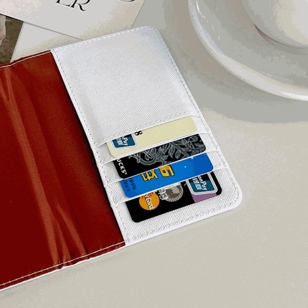 Lemontre Passport Holder, Hello Kitty PU Leather Passport Bag, Cartoon Portable Multi-function Credit Card Wallet