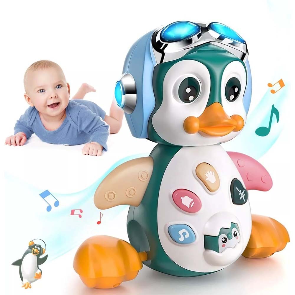 Great Educational Penguin Toy， Early education toys for children Fun & Interactive Electric Plush