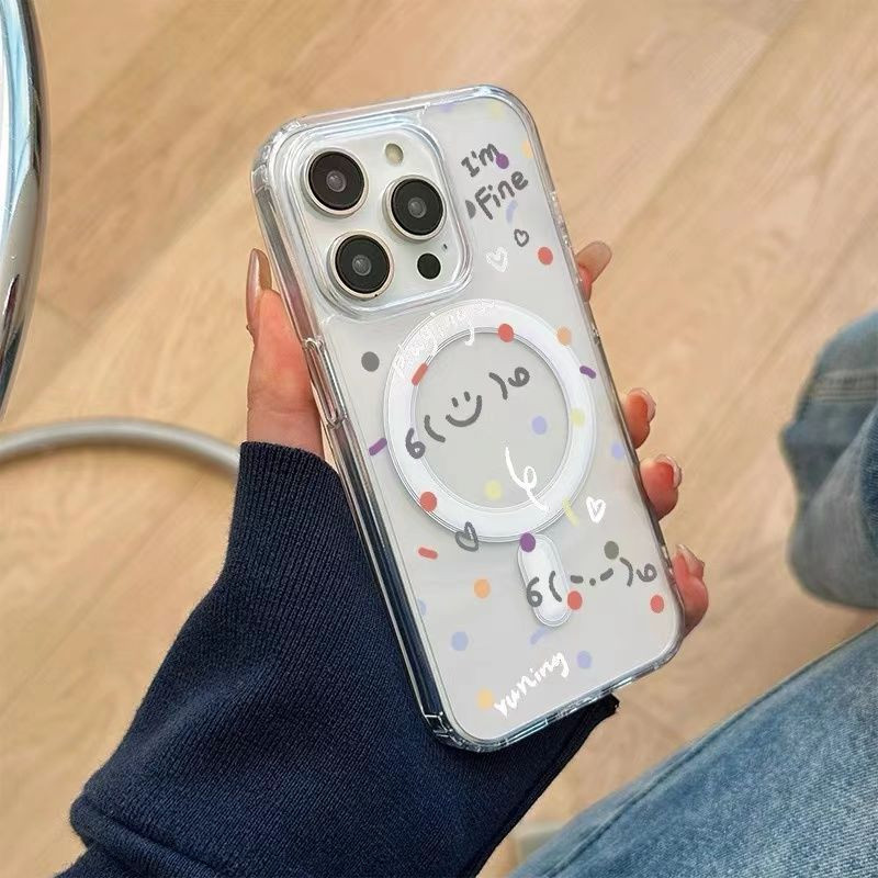 ✅เข้ากันได้สำหรับ iPhone เปลือกดูดแม่เหล็ เคสไอโฟน 17AIR 16PROMAX 15 14PLUS 13PRO 12 11 XR-HLYCK148