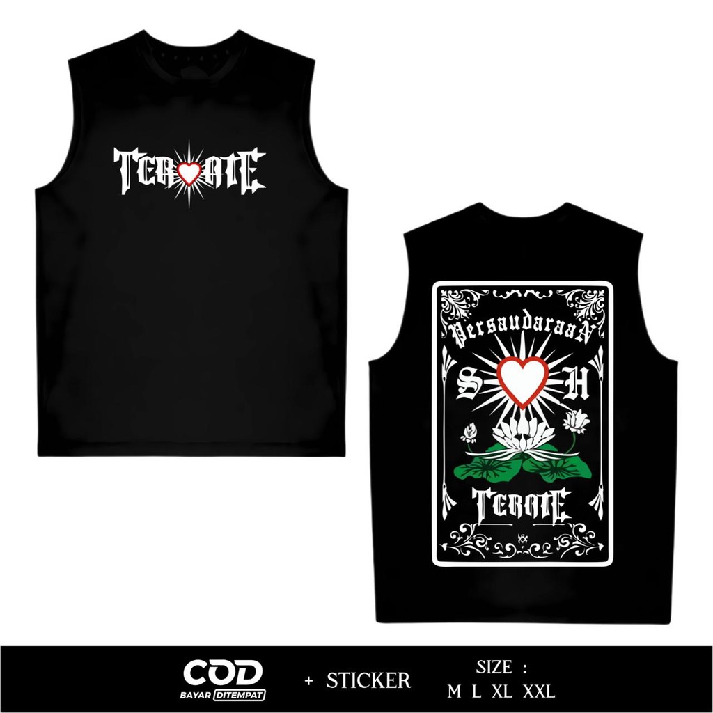 PSHT เสื้อกล้าม SH Terate Brotherhood DTF Screen Printing Asyawil Store21 CA4