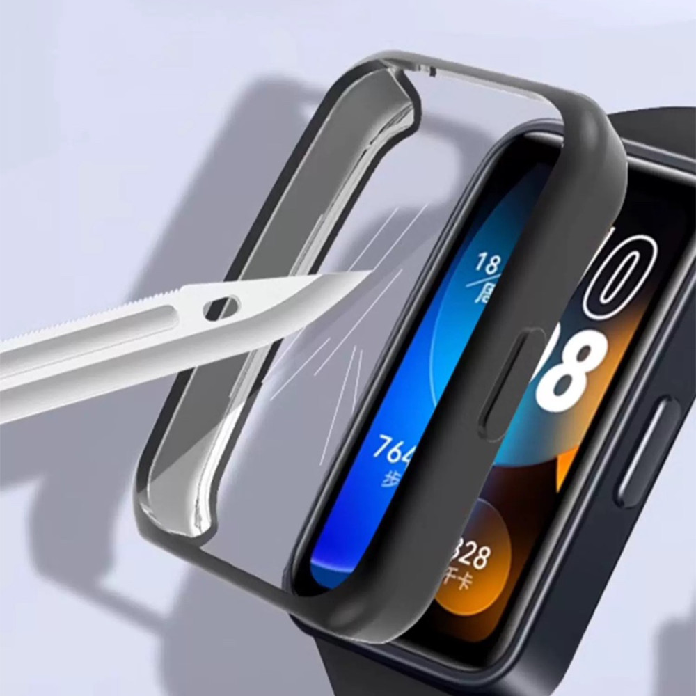 สายนาฬิกา TPU for Huawei Band 10 9 8 NFC สายนาฬิกาเปลี่ยนนุ่มพร้อมสายรัดป้องกันหน้าจอ for Smartwatch Huawei Band 8 9 10 ราคา ถูกที่สุด ดีลบีเคเค แกลเลอรีภาพที่ 6