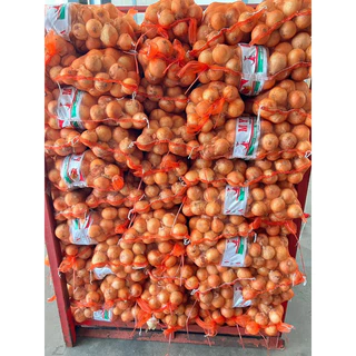 หอมใหญ่จีน ยกกระสอบ น้ำหนัก9-10kg.