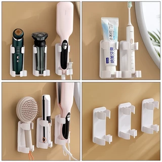 Curler Straightener Stand ติดผนังดัดผม Straighteners ผู้ถือ Rack เครื่องเป่าผม Organizer