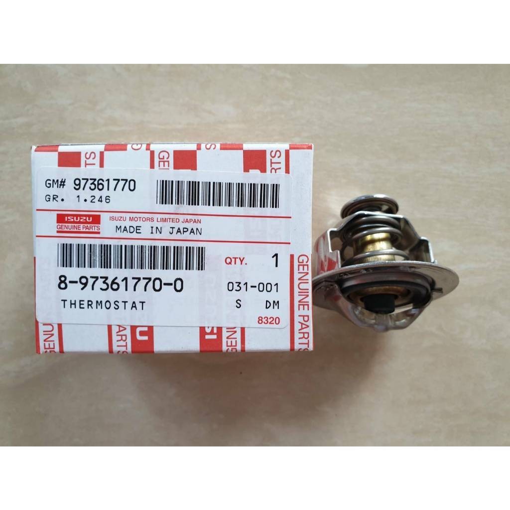 ส่งเร็ว วาล์วน้ำ ISUZU TFR 4JA1, D-MAX 4JH1 82องศา แท้ๆเบิกศูนย์