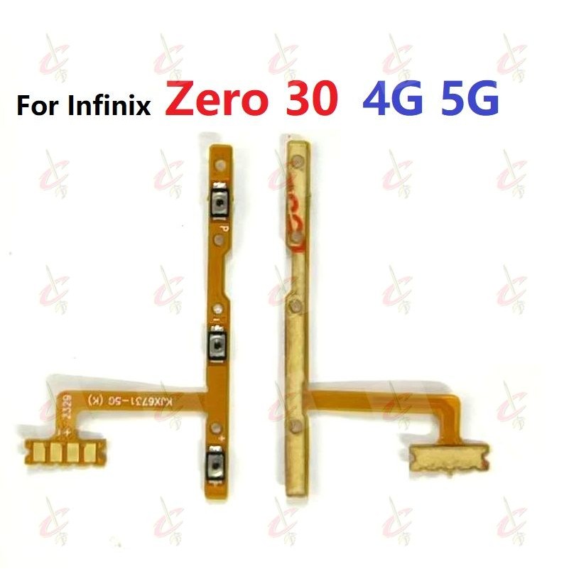 เปิดปุ่มปรับระดับเสียง flex สําหรับ Infinix Zero 30 4G 5G X6731 X6731B