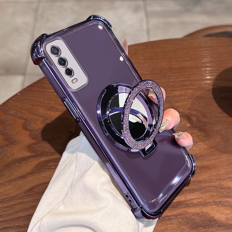 สําหรับ vivo y12s vivo y12a vivo y20 vivo y20s vivo y20i vivo y20s g เคสโทรศัพท์กันกระแทก 3D กระจกแต