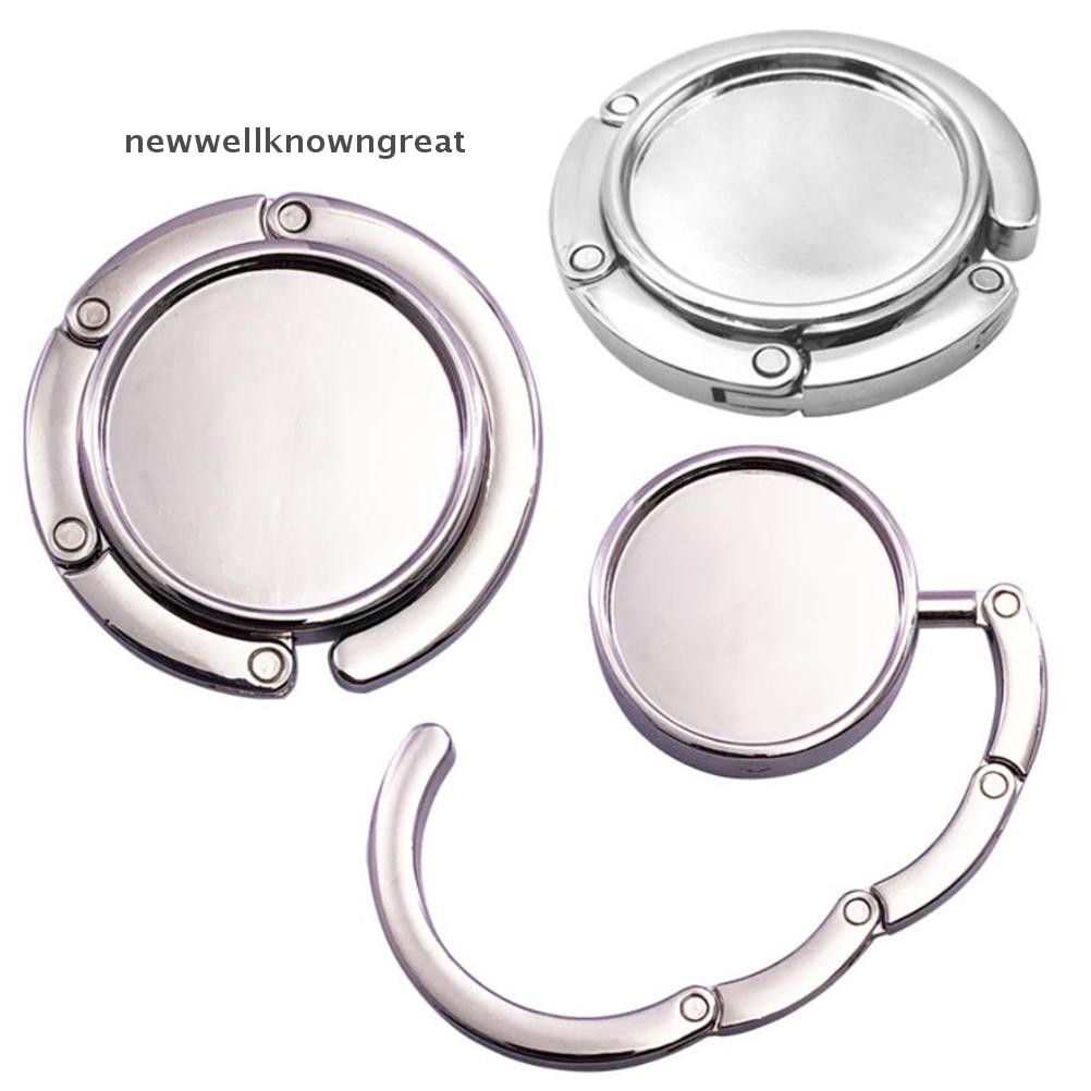 Newwellknowngreat 1 PC แบบพกพาพับกระเป๋าถือกระเป๋าแขวน Hook Holder ตาราง Hook CAD