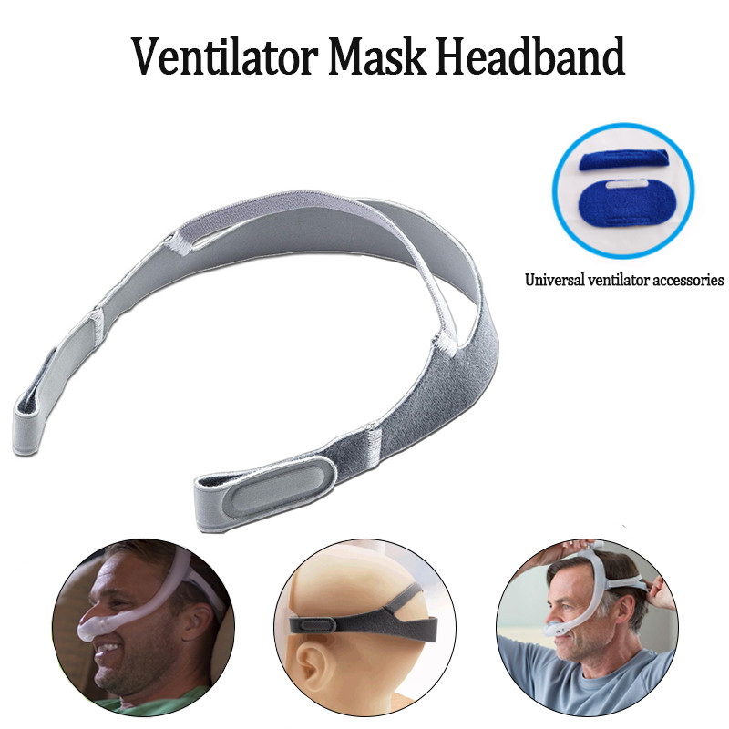 Cpap Ventilator สายรัดทดแทนสายรัดจมูกน้ําหนักเบา Sleep Mask Cushion Soft