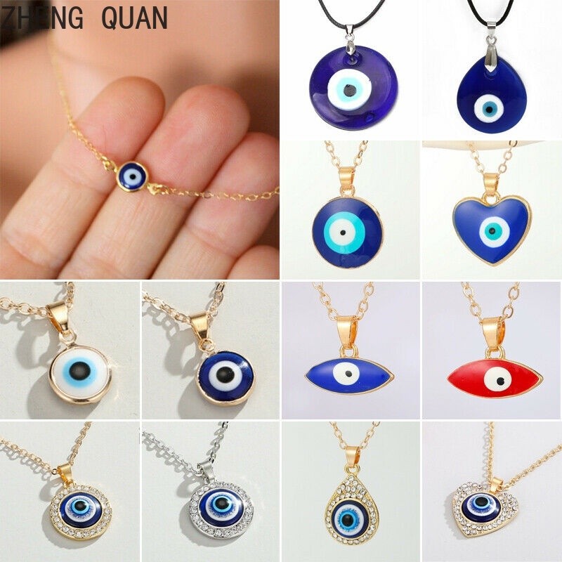 ขายส่ง สร้อยคอโชคเกอร์ จี้ตาปีศาจนําโชค เครื่องประดับผู้หญิง ของขวัญ