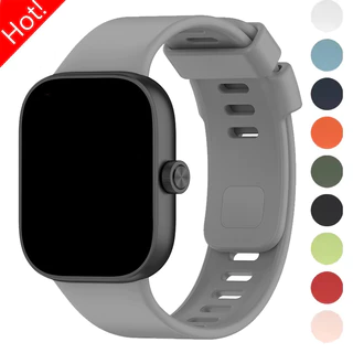 สายซิลิโคนสําหรับ Redmi Watch 4 5 6 สมาร์ทวอท์ชสายรัดข้อมือสําหรับ Xiaomi Mi Band 8 Pro/9 Pro สร้อยข้อมือ Watchband อุปกรณ์เสริม
