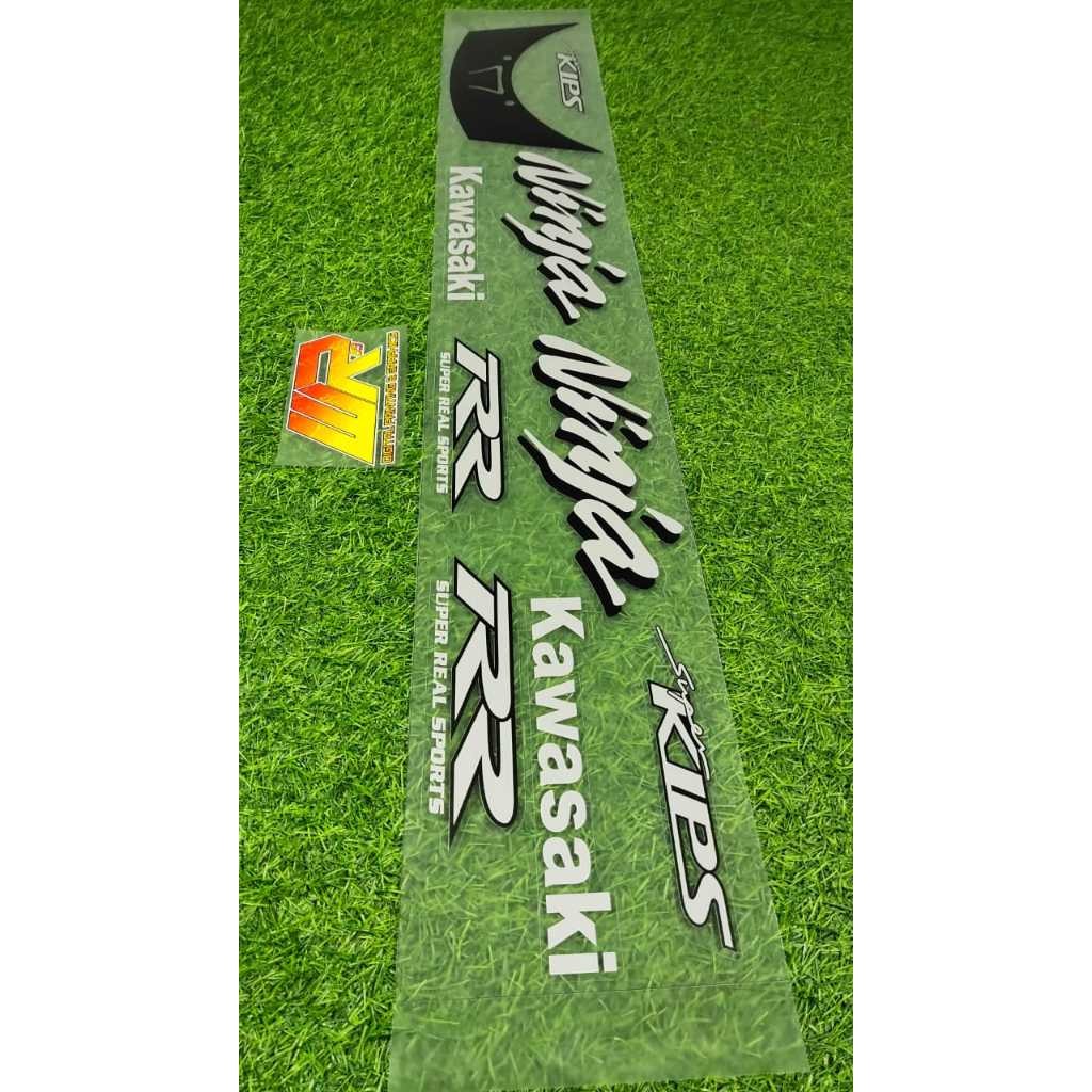 Striping สติกเกอร์ Ninja RR เก่าโปร่งใสวัสดุ Polet Variation สติกเกอร์ Kawasaki Super Real กีฬาพัดลม