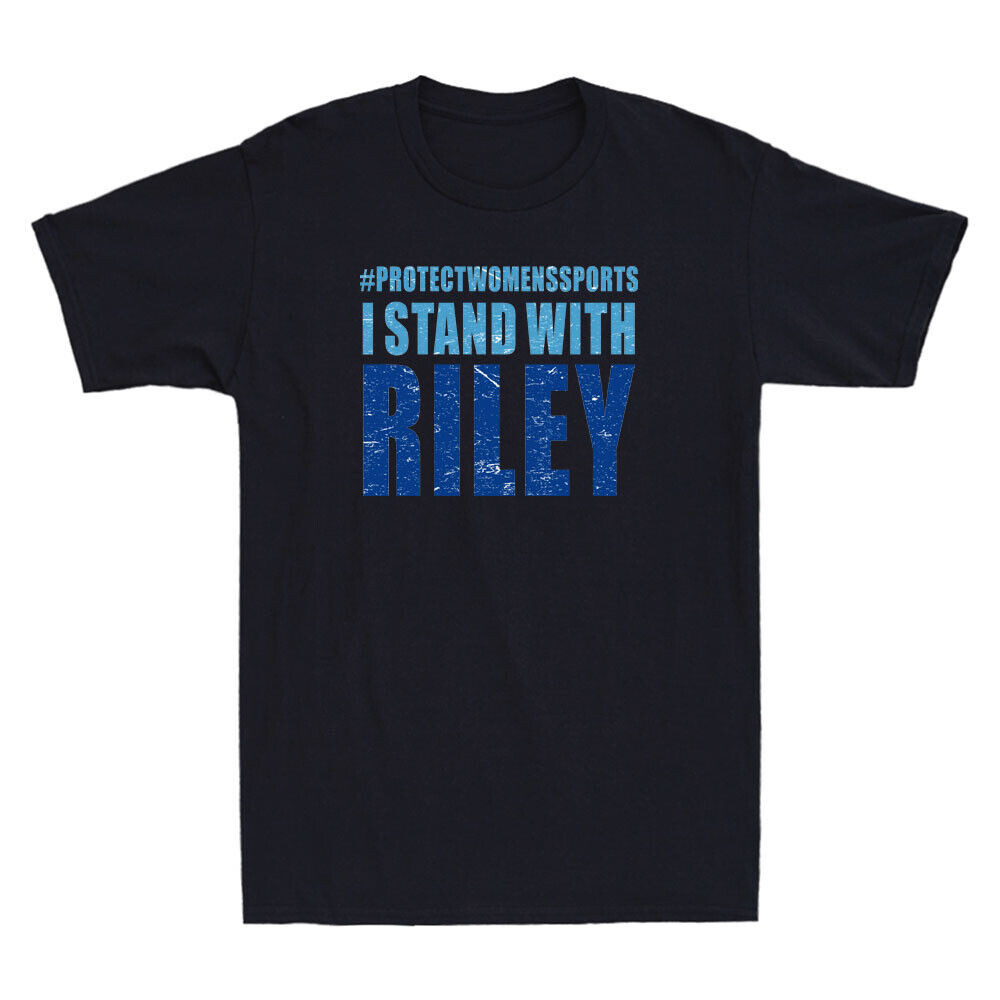 I Stand พร้อม Riley Gains ปกป้องกีฬาตลก Saying Retro เสื้อยืด Unisex
