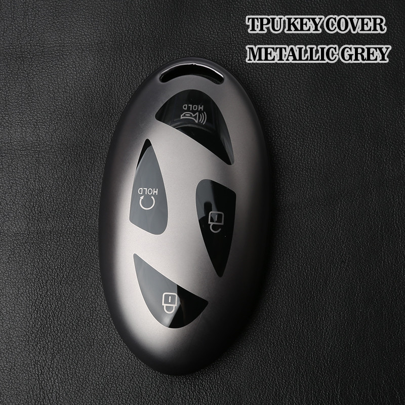 สําหรับ Hyundai Ioniq 6 Key Fob ฝาครอบ Soft TPU กุญแจรถ Protector พร้อมพวงกุญแจใช้งานร่วมกับ Hyundai