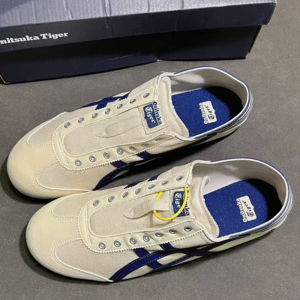 ❤️ของแท้ 100%❤️Onitsuka Tiger Mexico 66 รองเท้าลำลองพื้นนิ่ม ทันสมัยหลากหลาย สำหรับทั้งชายและหญิง