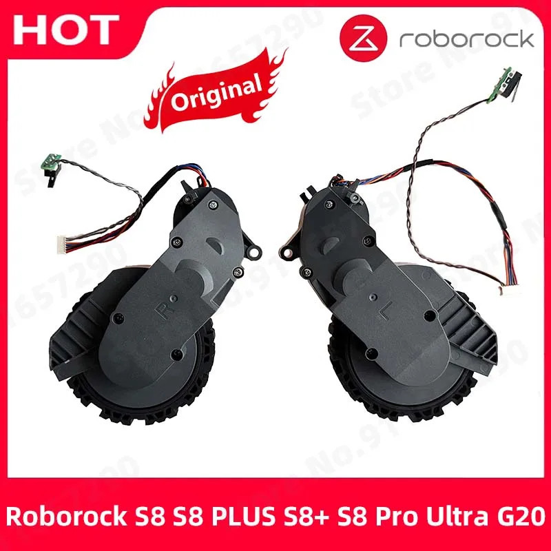 Original ซ้ายและขวาล้อเดินอะไหล่สําหรับ Roborock S8 S8 PLUS S8 + S8 Pro Ultra G20 เครื่องดูดฝุ่นล้ออุปกรณ์เสริม