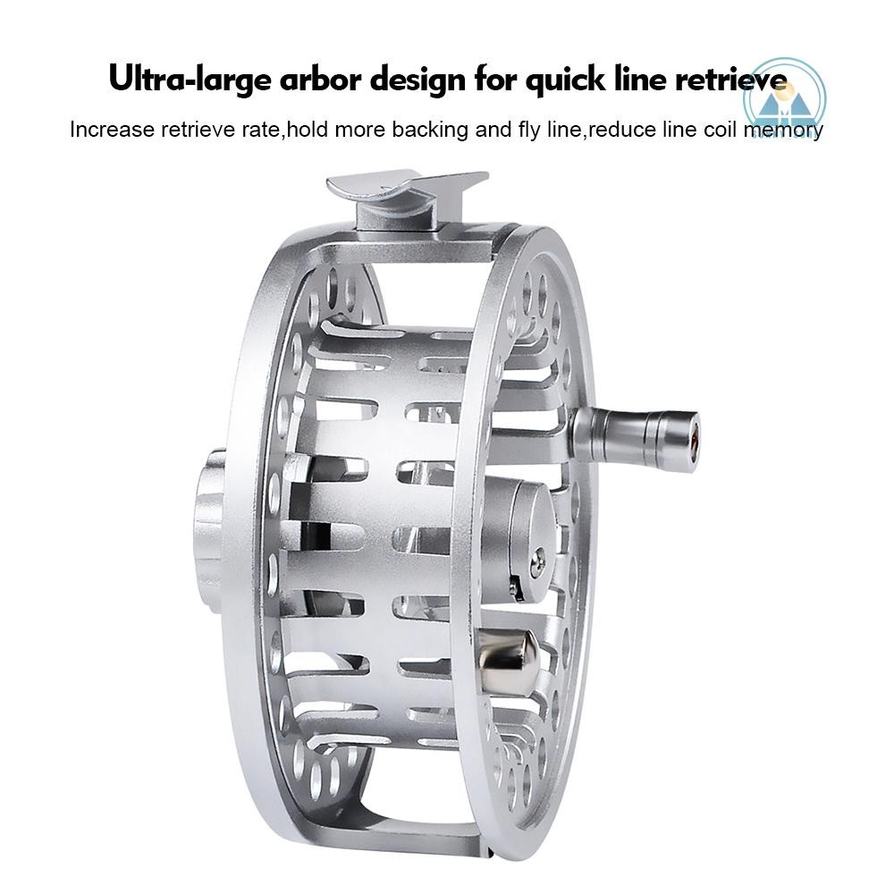 โลหะเต็มรูปแบบ Fly Fishing Reel อลูมิเนียมอัลลอยด์ Body Reel พร้อม Machined 3/4 5/6 7/8 ตกปลา Fly Reel