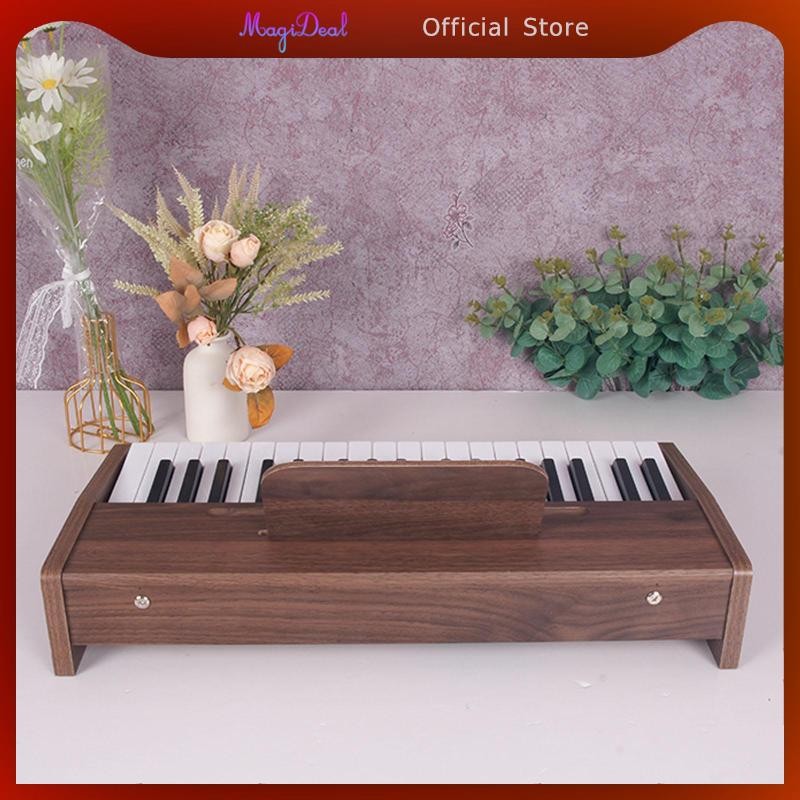 Magideal คีย์บอร์ดเปียโนสําหรับเด็ก ไม้ มัลติฟังก์ชั่น ของเล่นดิจิตอล เปียโน เปียโน - รูปที่ 7