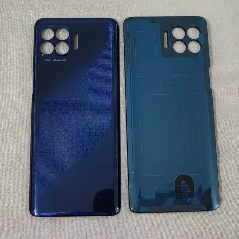 ซ่อมสําหรับ Motorola moto G 5G plus 6.7 "48MP ฝาหลังแบตเตอรี่ประตูด้านหลังพร้อมกาว