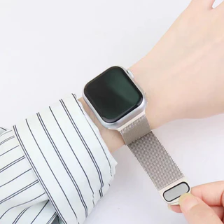 สายรัดสแตนเลส Milanese for IWatch Apple Watch Ultra 3 2 49 มม Series 11 10 9 8 7 46 มม 42 มม 41 มม 38 มม 40 มม 45 มม