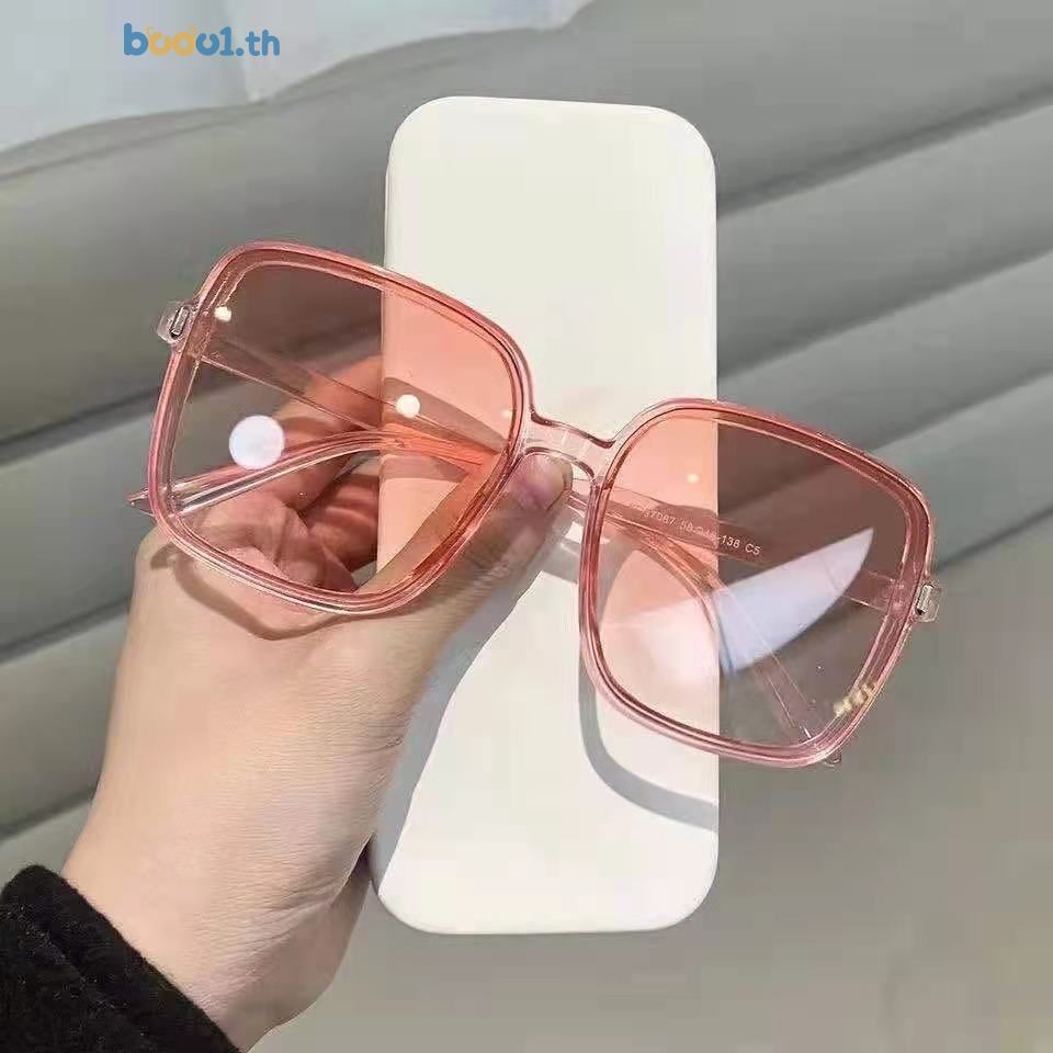 [COD]UV Protection Street Shot ชายขับรถแว่นกันแดดแฟชั่นแว่นตาหน้ากลม