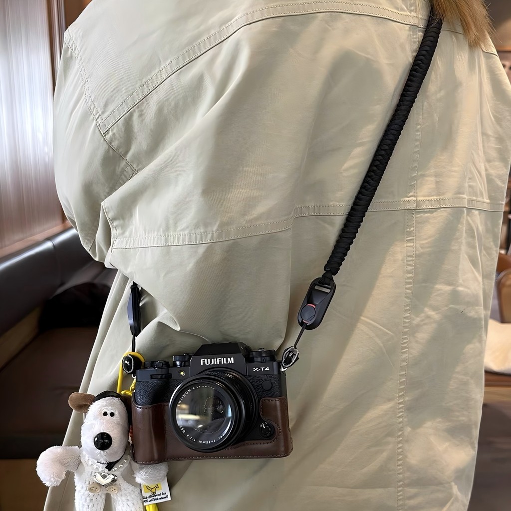 สายกล้อง เชือกถักเเน่นสวย แนว Peak Design เเข็งเเรงทนทาน Sony A7C Camera strap Fuji XA7 xt100 xa2 xa3 xa5 xa10เป็นต้น
