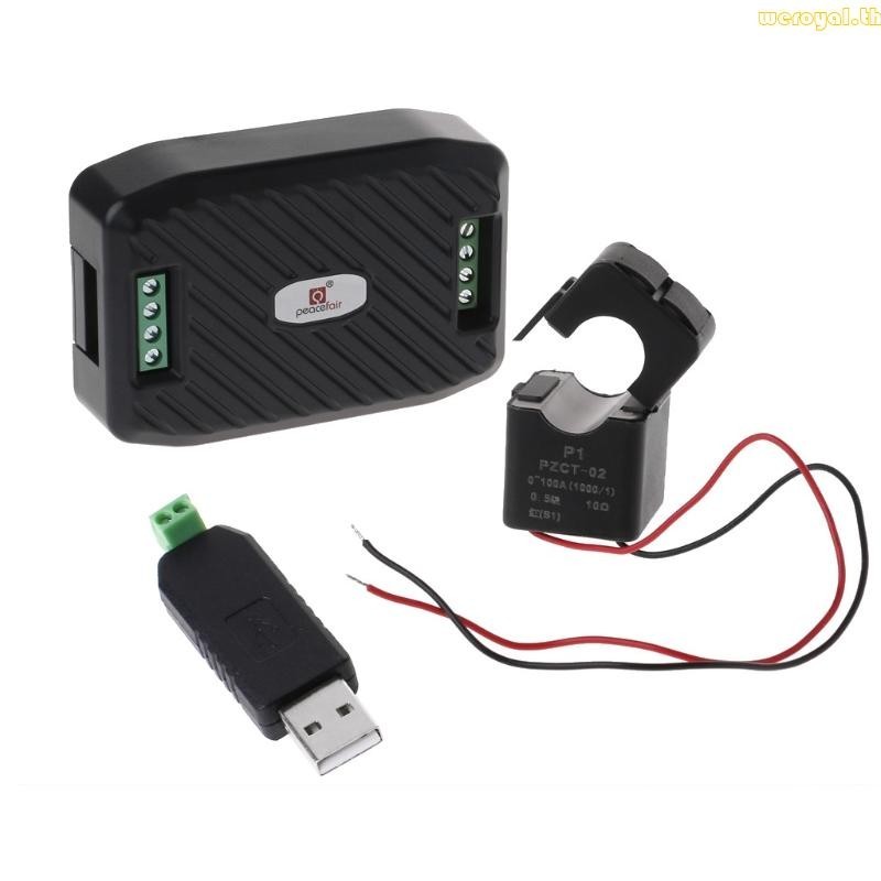 Weroyal PZEM-016 เครื่องวัดแรงดันไฟฟ้า AC 80 260V 100A อเนกประสงค์