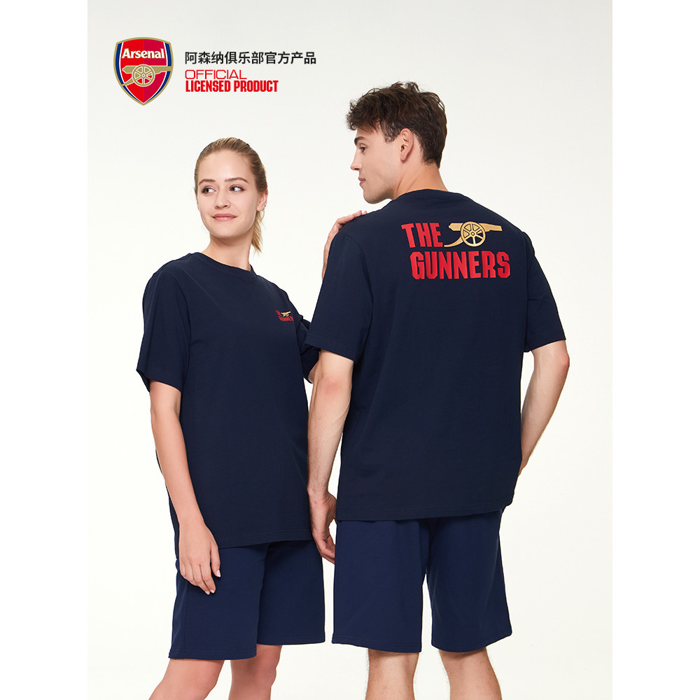 Arsenal's ใหม่ เสื้อยืดแขนสั้น ผ้าฝ้าย 100% พิมพ์ลาย ทรงหลวม สําหรับผู้ชาย และผู้หญิง
