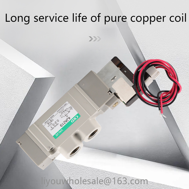 CKD โซลินอยด์วาล์วแท้ 4JA219-06-E2-3 เปลี่ยน SY5120-5LZD-01/4JA119-M5-E2-3