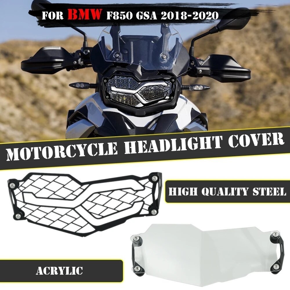 AD For BMW F850GS Adventure F 850GS ADV F 850 GS Adventure Motorcycle Headlight Cover Protection Gri
