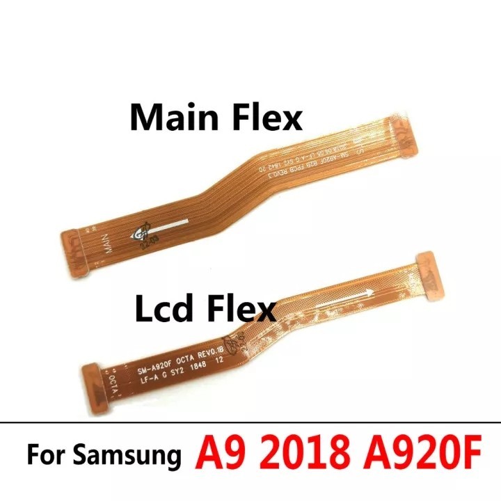 1H9R & Mainboard Flex LCD Flex สําหรับ Samsung Galaxy A9 2018 A920 A920F ใหม่เมนบอร์ดหลักเชื่อมต่อจอ