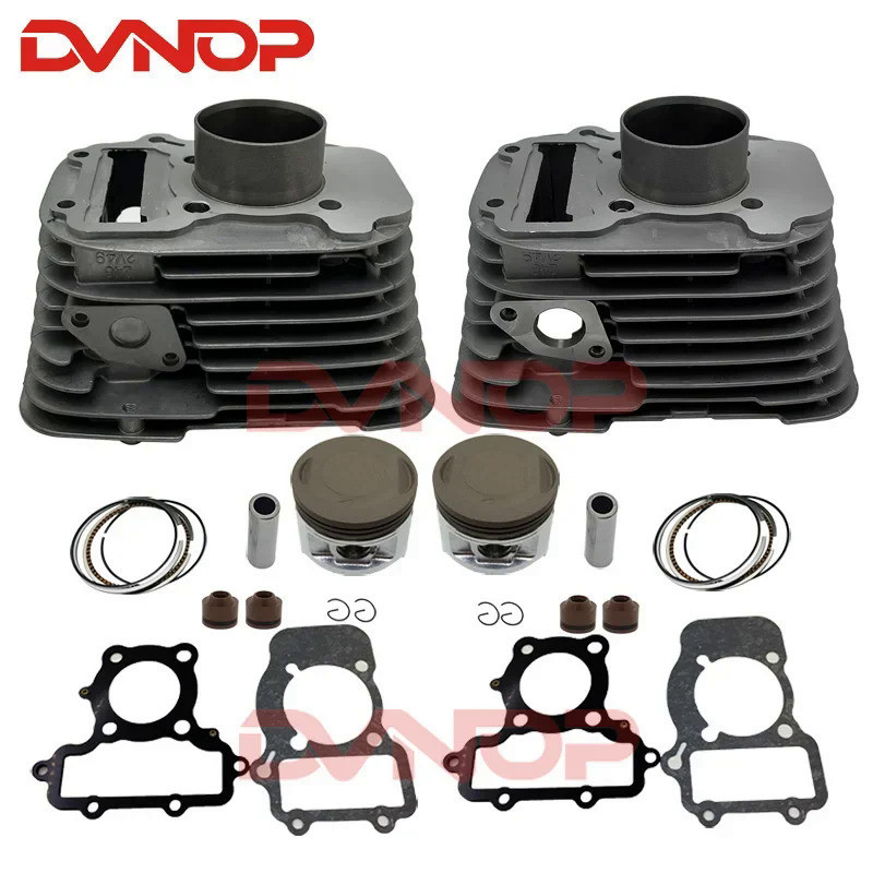 ชุดกระบอกรถจักรยานยนต์สําหรับ Yamaha Virago XV250 V Star 250 Route 66 Qianjiang QJ250-H QJ250-L QJ K