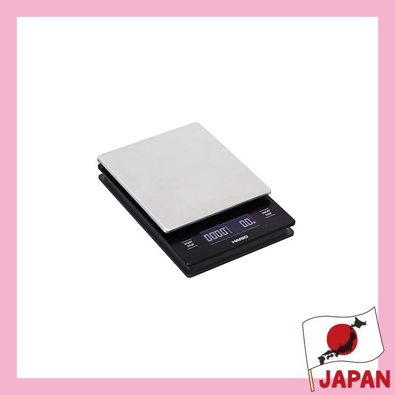 Ships from Japan.HARIO V60 Metal Drip Scale Hairline Silver Coffee Scale Weighing Gift VSTMN-2000HSV