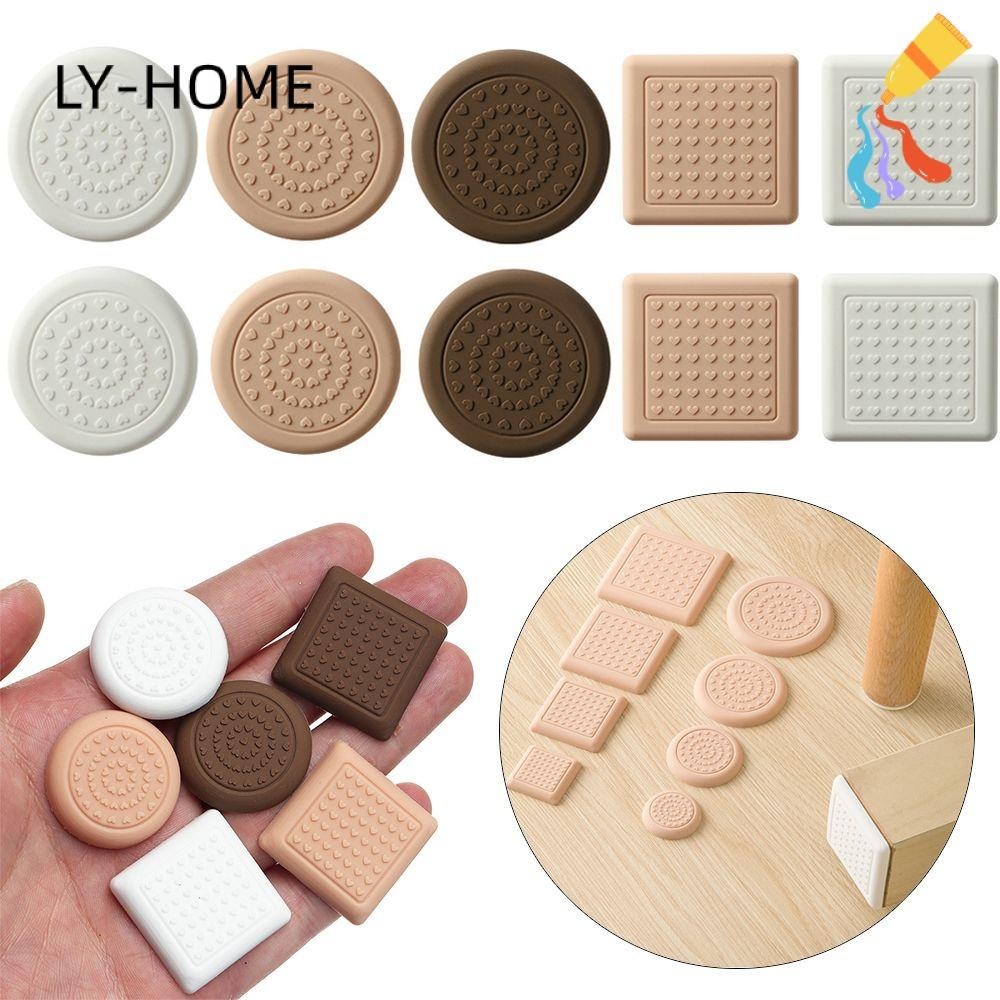 Ly แผ่นซิลิโคน มีกาวในตัว สําหรับรองขาเฟอร์นิเจอร์ โซฟา 8 ชิ้น