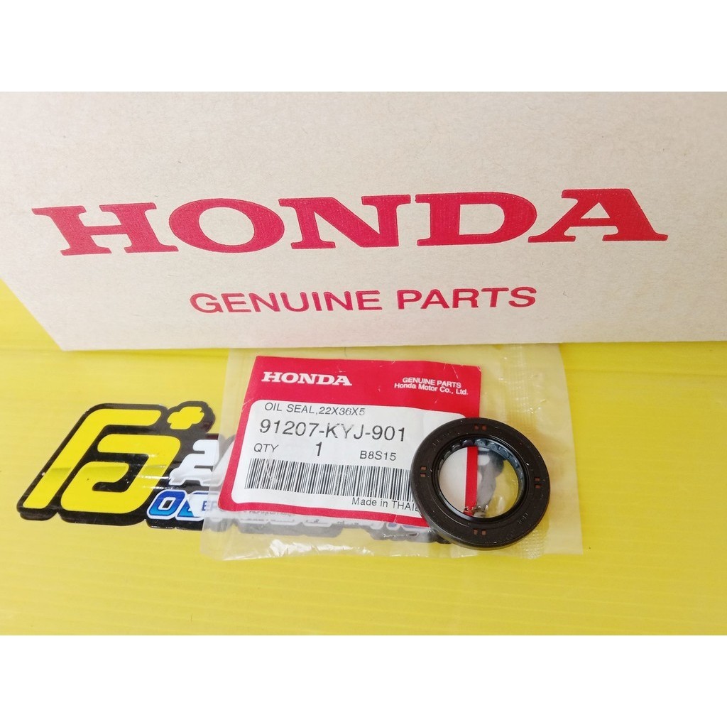 91207-KYJ-901ซีลกันน้ำมันแกนสเตอร์หน้า(22*36*5)แท้HONDA CBR250R,CBR300R, REBEL 300,CRF250/300,CL300และรุ่นอื่นๆ/1ชิ้น