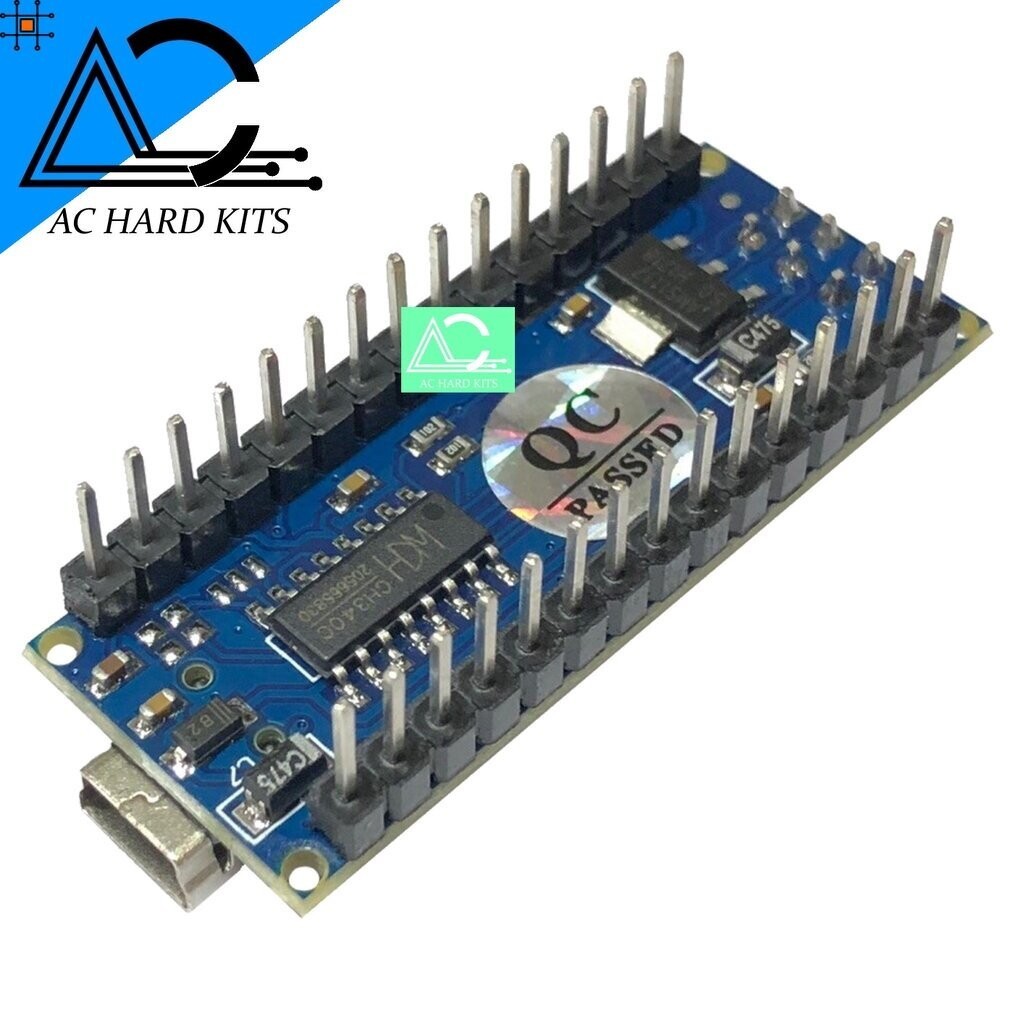 บอร์ด Nano 3.0 Mini USB ชิฟ CH340G Nano Shield Base