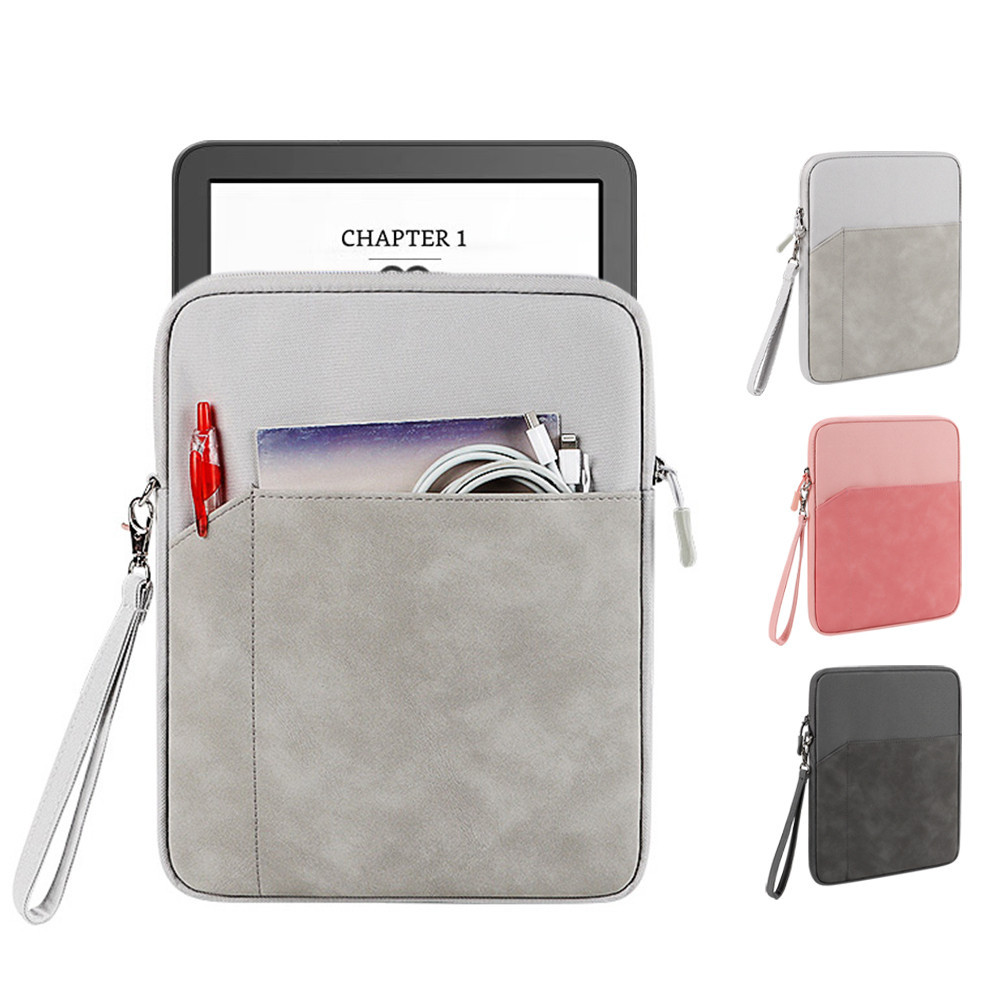 กระเป๋าแบบพกพาสําหรับ Kobo Nia Clara 2E Clara HD 6.0 "Kobo Libra 2 H2O 7 "กระเป๋ากระเป๋าถือ