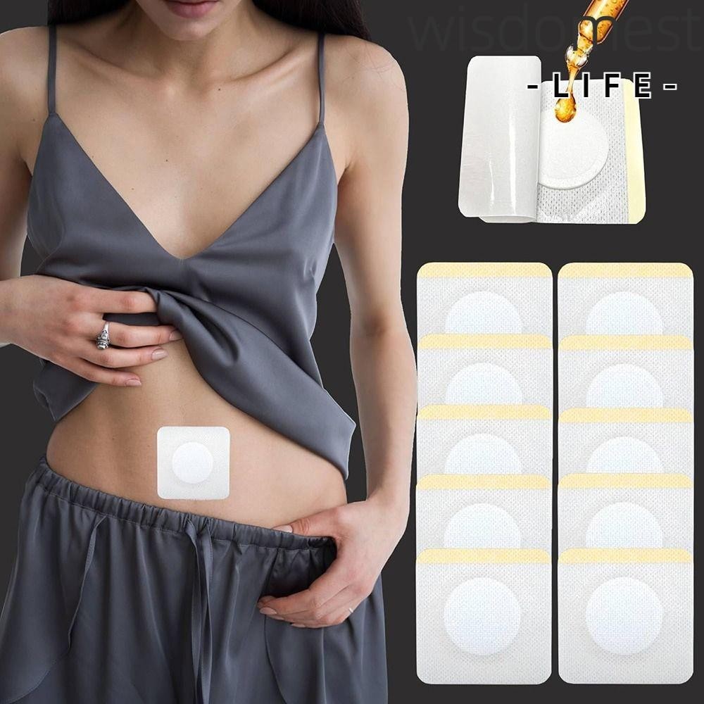 WISDOMEST1 Castor Oil Pack,ทิ้ง Universal Castor Oil Wraps,อุปกรณ์เสริมSelf-Adhesive Seepage Resistance Belly Button Protectors