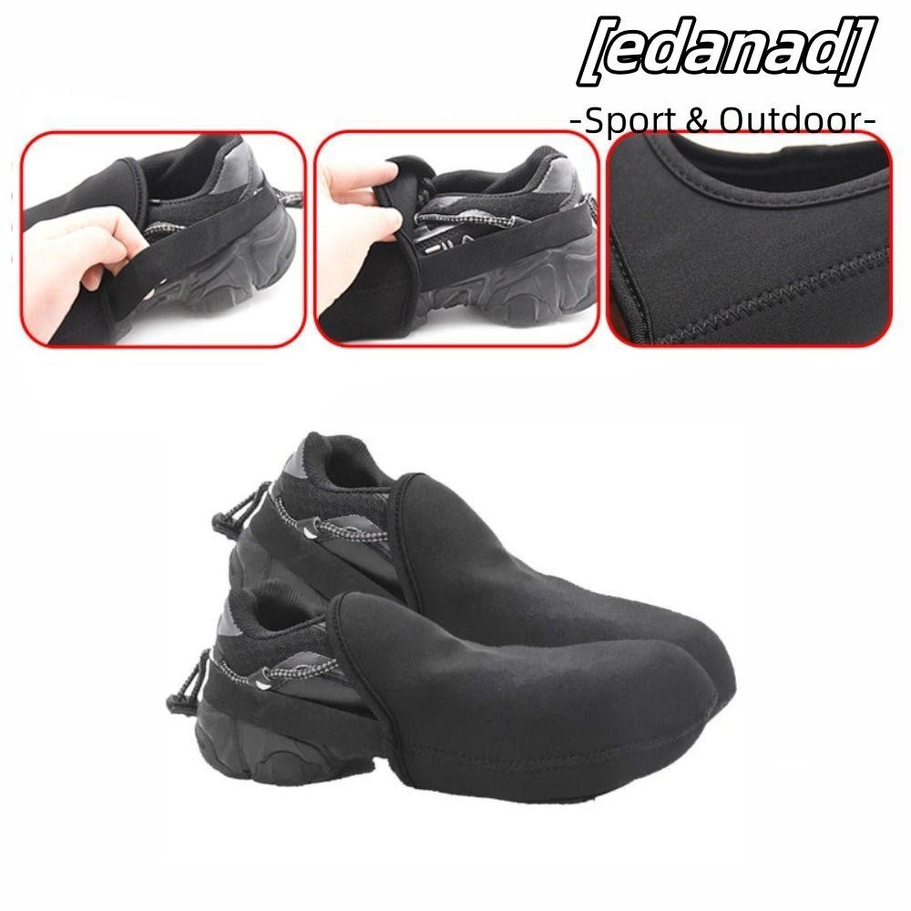 Edanad Mountain Road Bike Shoe Cover,Windproof Outdoor Half Palm Toe Lock, Keep Warm Shoe Cover Winter Riding Bicycle Protective Cover