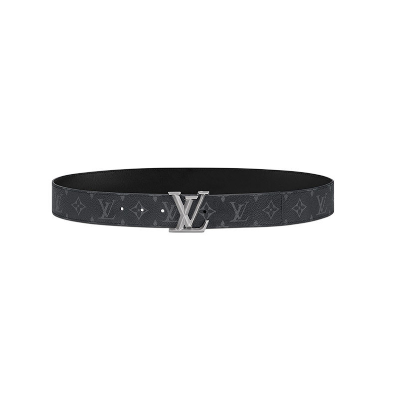Louis Vuitton/Louis Vuitton Men's Belt LV PYRAMIDE 40 MM Aging Canvas Cowhide Embossed Metal Buckle M0607T